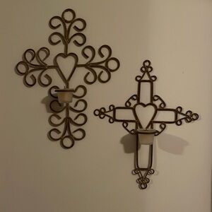 Iron Wall Sconces Candleholders